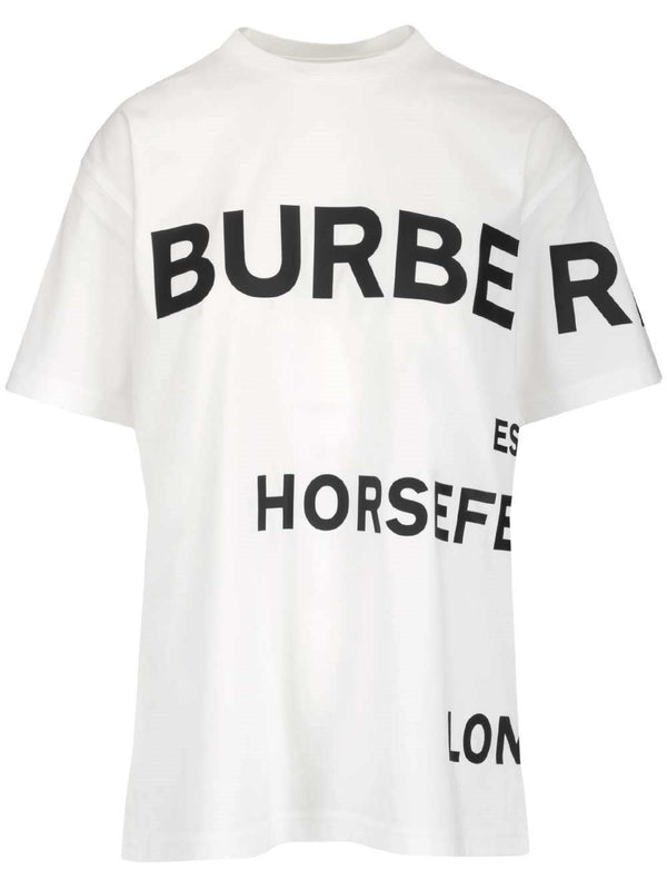 Burberry Logo Printed Crewneck T-shirt - Women - Piano Luigi