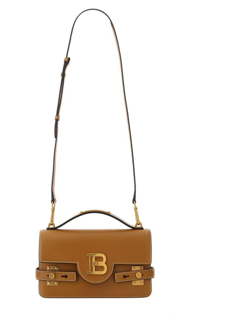 Balmain Brown Leather bbuzz Bag - Women - Piano Luigi