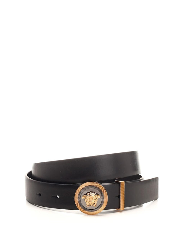 Versace Black medusa Belt - Men - Piano Luigi