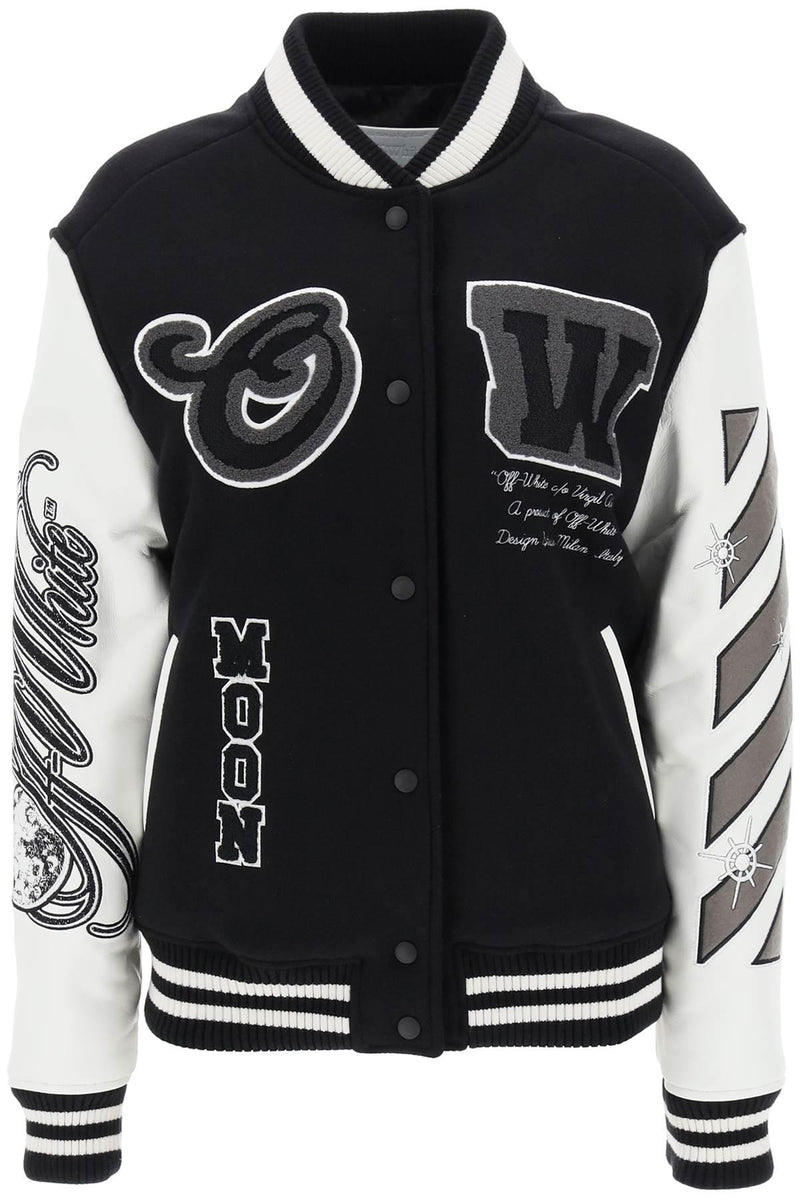 Off-White Meteor Varsity Bomber Jacket - Women - Piano Luigi