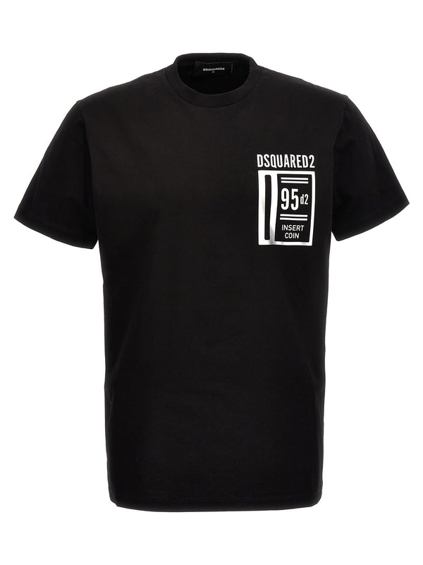 Dsquared2 Laminated Print T-shirt - Men - Piano Luigi