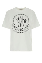 Moncler White Cotton T-shirt - Women - Piano Luigi