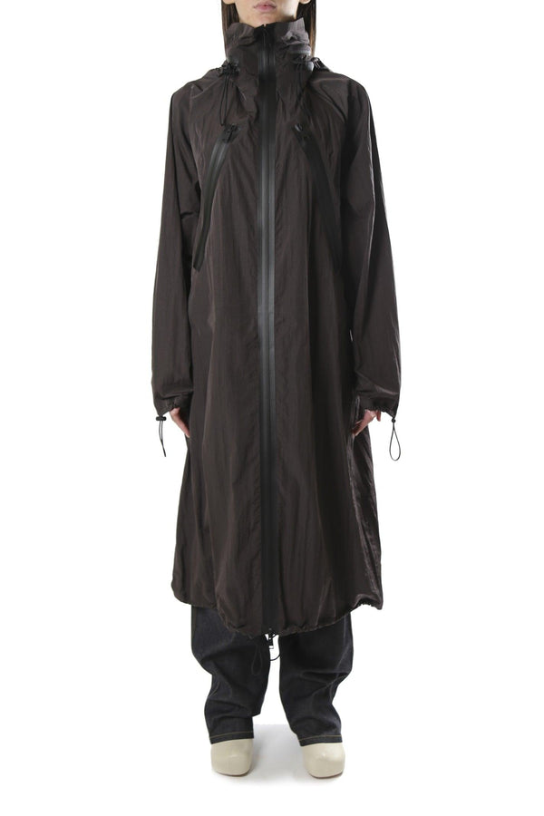 Bottega Veneta Oversized Nylon Parka Coat - Women - Piano Luigi