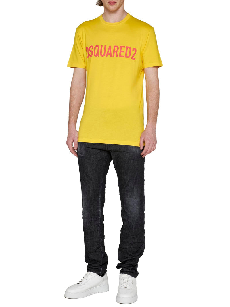 Dsquared2 Cotton Crew-neck T-shirt - Men - Piano Luigi