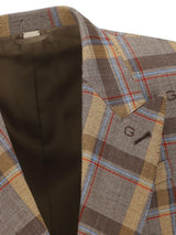 Gucci Checked Long-sleeved Jacket - Men - Piano Luigi