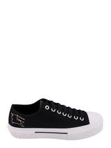 Burberry Monochrome Sneaker With Drawing Detail At The Back In Cotton Man - Men - Piano Luigi