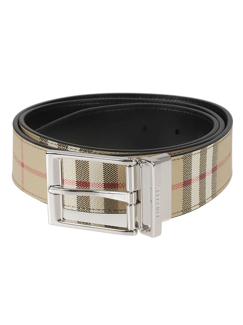 Burberry Classic Checked Belt - Men - Piano Luigi