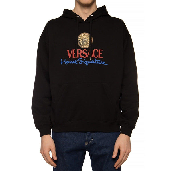 Versace Logo Hooded Sweatshirt - Men - Piano Luigi