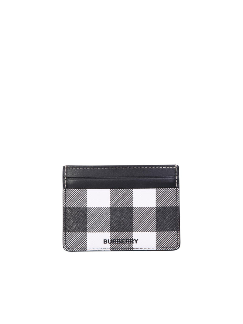 Burberry Logo Check Card Holder - Men - Piano Luigi