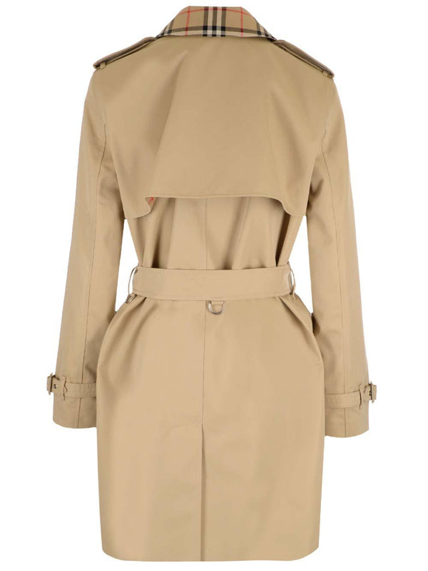 Burberry Gabardine Trench Coat - Women - Piano Luigi