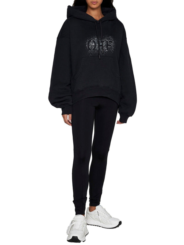 Off-White Sweatshirt In Black Cotton - Women - Piano Luigi