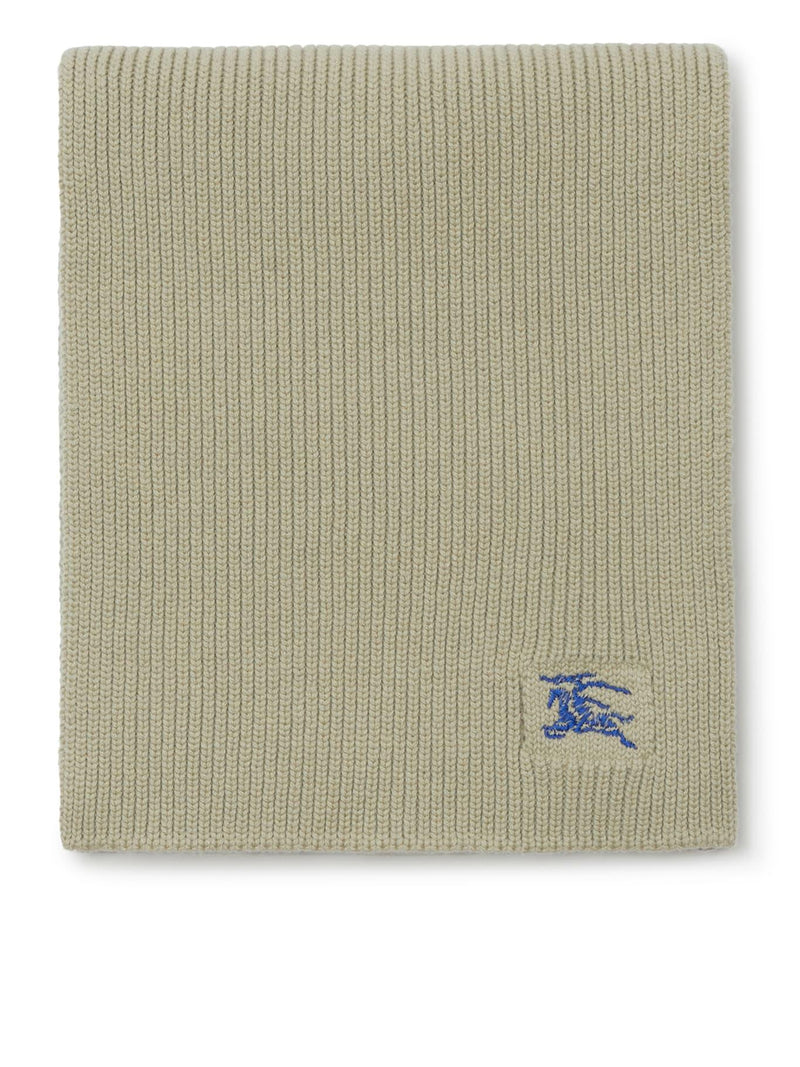 Burberry Mu Ribbed Ekd Scarf - Women - Piano Luigi