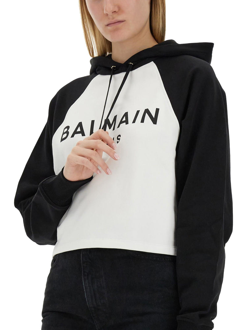 Balmain Sweatshirt With Logo - Women - Piano Luigi