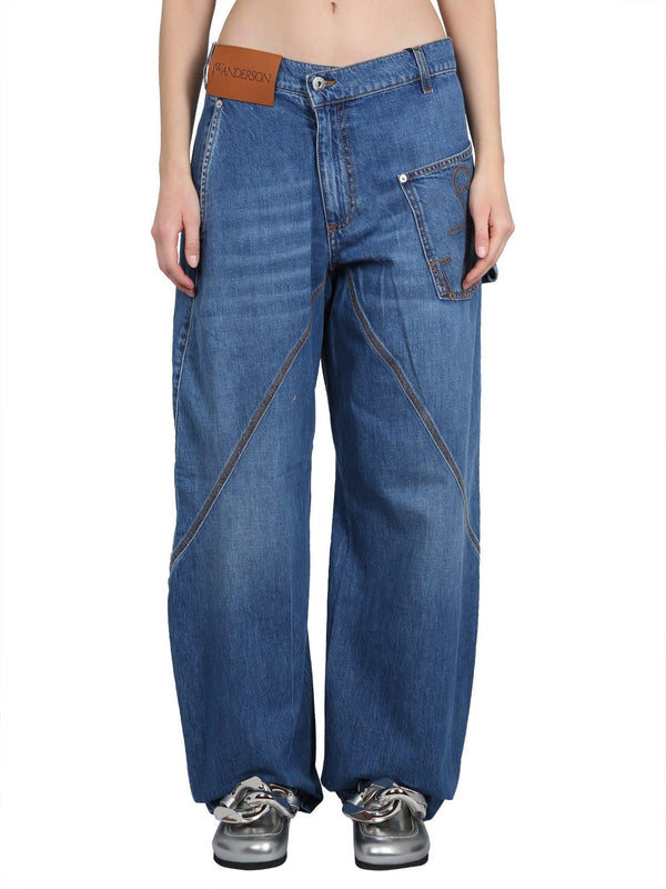 J.W. Anderson Twisted Workwear Jeans - Women - Piano Luigi