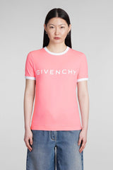 Givenchy T-shirt In Rose-pink Cotton - Women - Piano Luigi