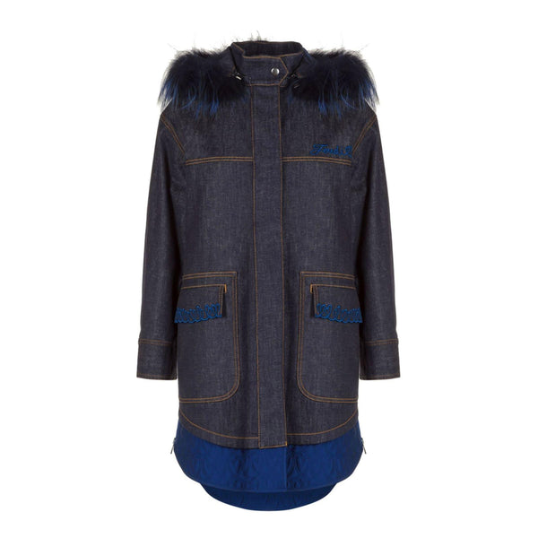 Fendi Denim Parka Jacket - Women - Piano Luigi