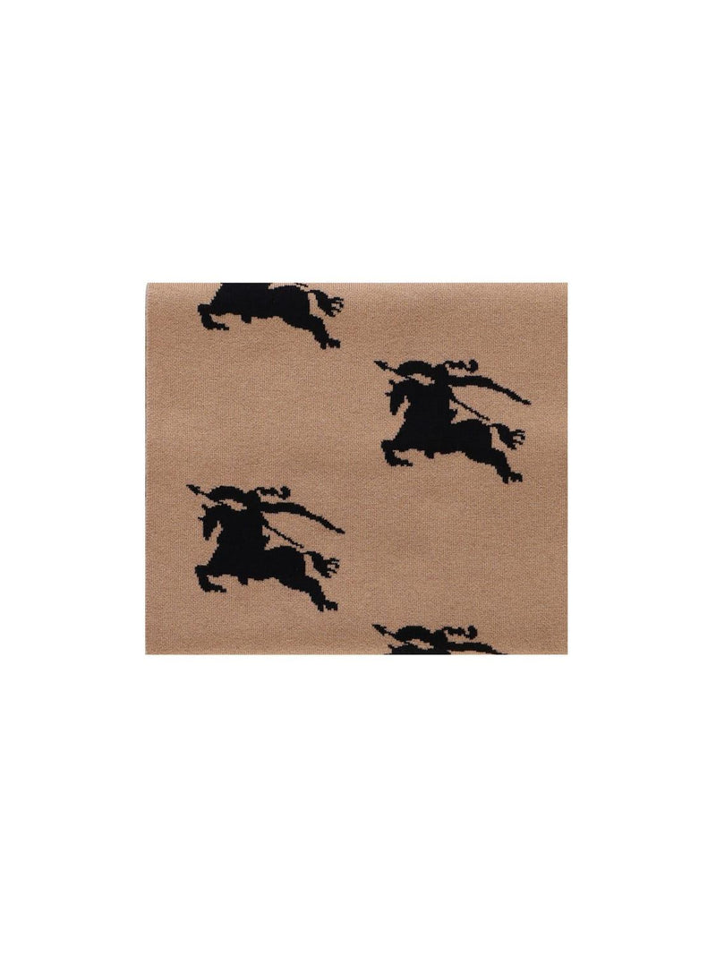 Burberry Scarf With Ekd Motif In Cashmere - Women - Piano Luigi