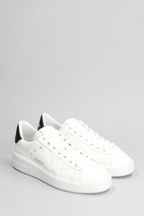 Golden Goose Pure Star Sneakers In White Leather - Women - Piano Luigi