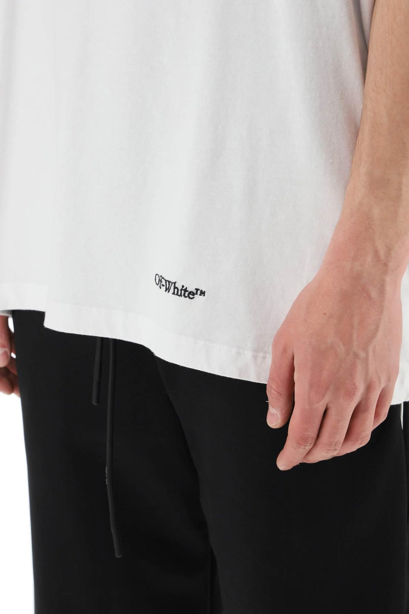 Off-White Scribble Diag Oversized T-shirt - Men - Piano Luigi