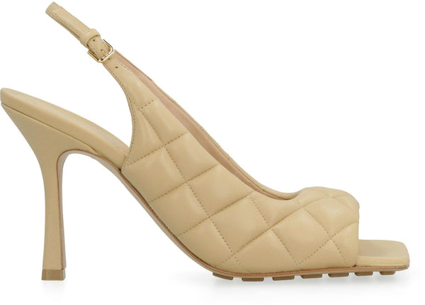 Bottega Veneta Padded Leather Slingback Pumps - Women - Piano Luigi