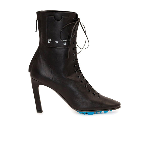 Off-White Off White Leather Heel Boots - Women