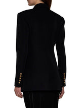 Balmain Single Breasted Sleeved Blazer - Women - Piano Luigi