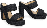 Bottega Veneta Canalazzo Raffia Mules - Women - Piano Luigi