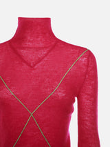 Bottega Veneta Mohair Sweater With Contrasting Details - Women - Piano Luigi