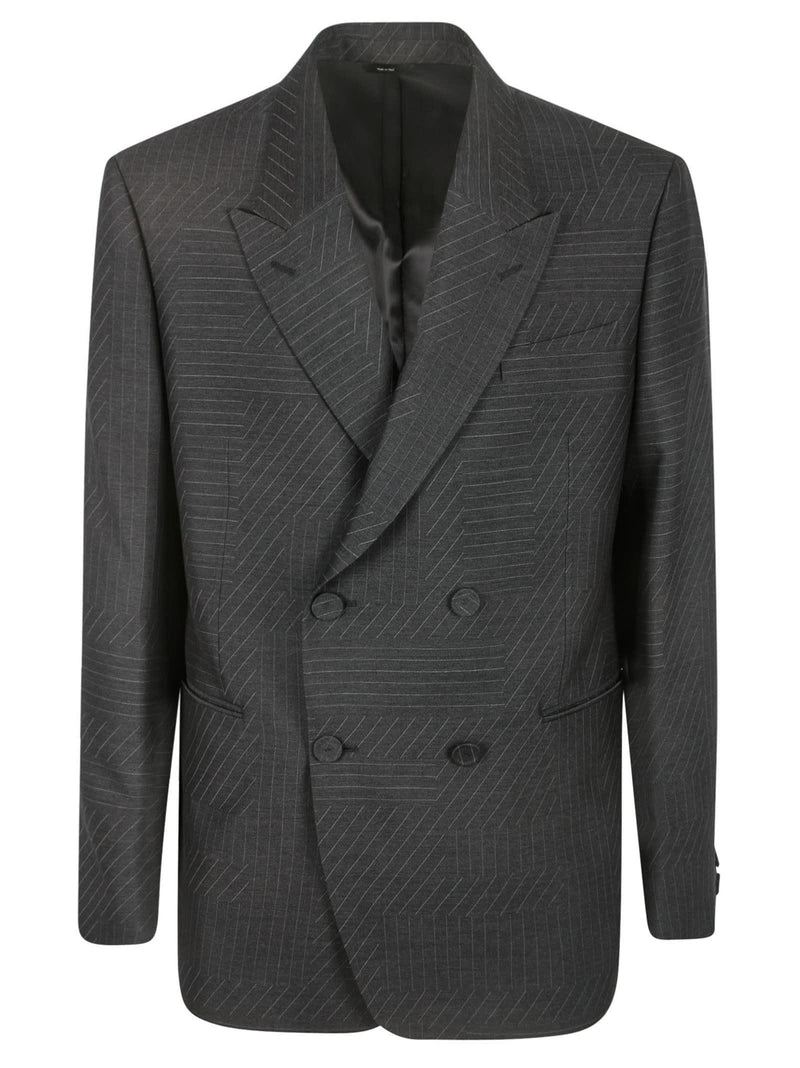 Fendi Shadow Ff Dinner Jacket - Men - Piano Luigi