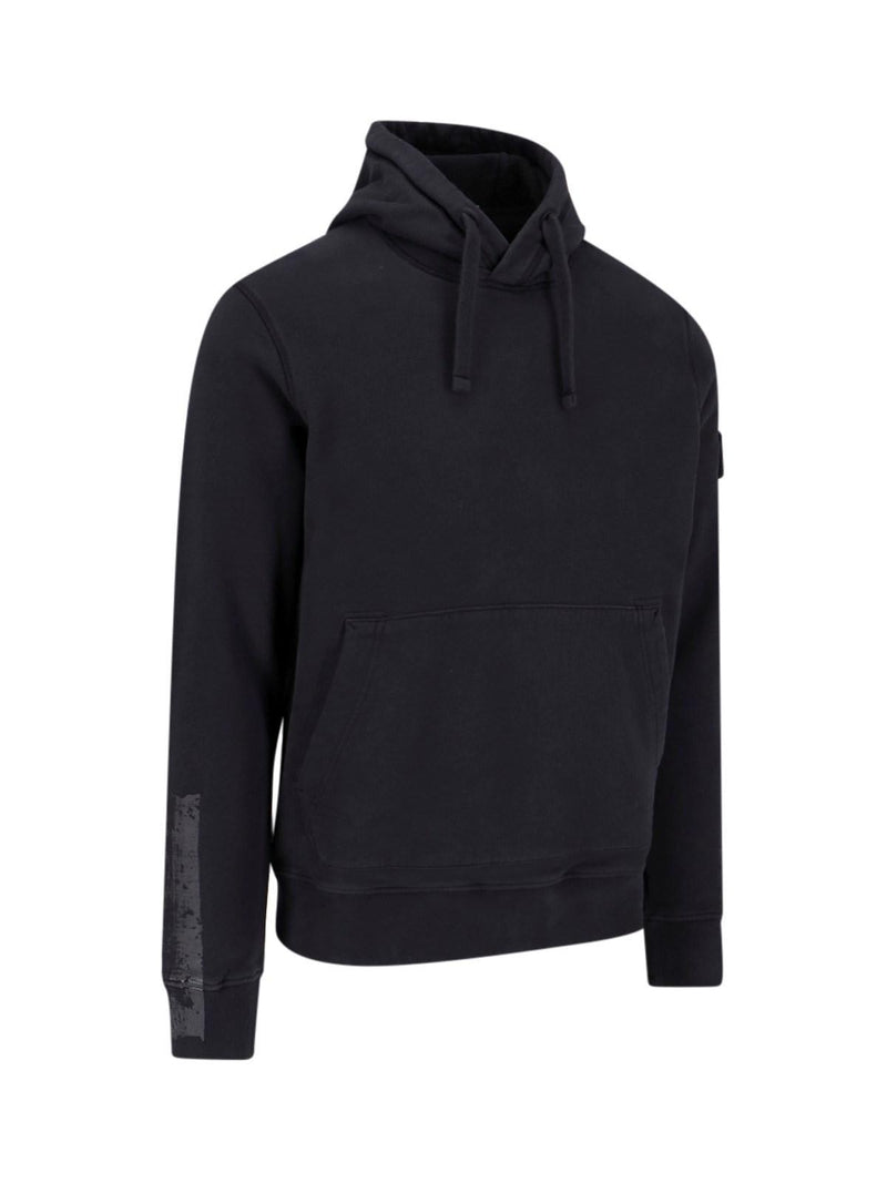 Stone Island Logo Hoodie - Men - Piano Luigi