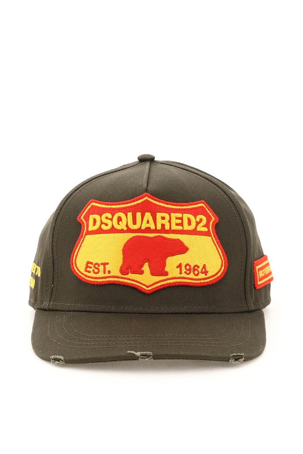 Logo Patch Baseball Cap Dsquared2 - Men - Piano Luigi