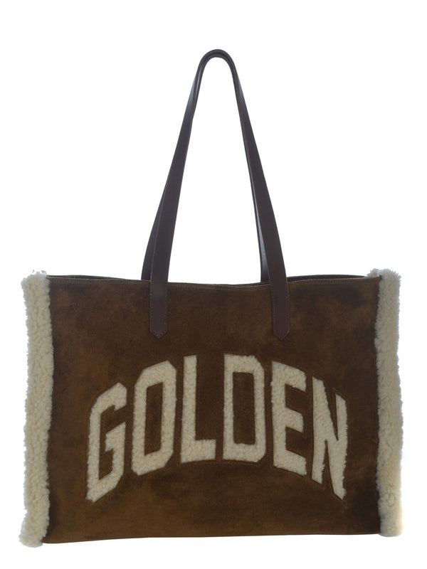 Bag Golden Goose california East-west In Suede - Women - Piano Luigi