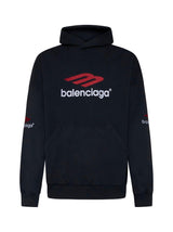 Balenciaga 3b Icon Embroidered Hoodie - Men - Piano Luigi