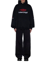 Balenciaga 3b Icon Embroidered Hoodie - Men - Piano Luigi