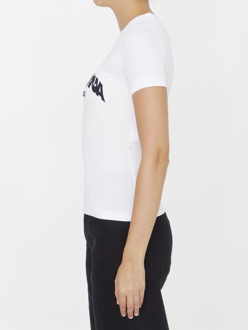 Balenciaga Back Flip Logo T-shirt - Women - Piano Luigi