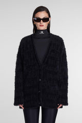 Balenciaga Cardigan In Black Wool - Women - Piano Luigi