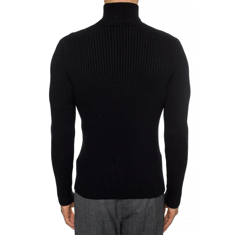 Balenciaga Cashmere Blend Rib Knit Turtleneck - Men - Piano Luigi