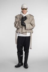 Balenciaga Coat In Beige Cotton - Men - Piano Luigi