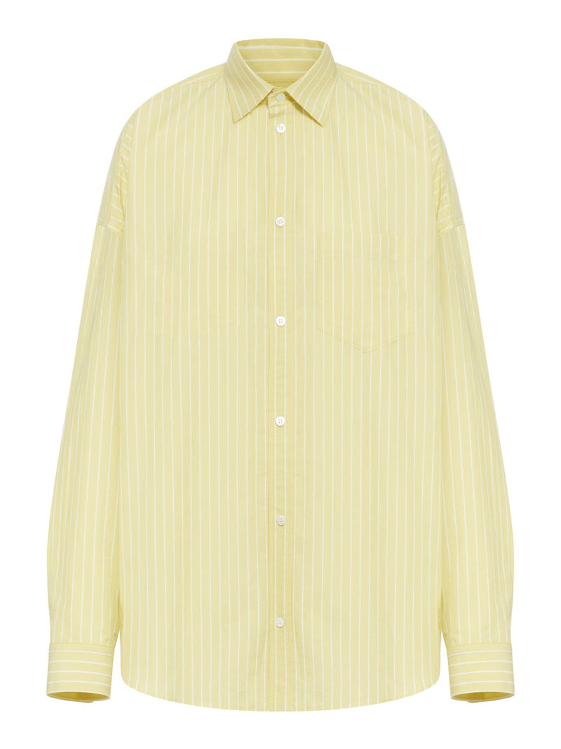 Balenciaga Cocoon Shirt Striped Poplin - Women - Piano Luigi