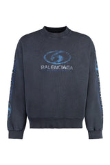 Balenciaga Cotton Crew-neck Sweatshirt - Men - Piano Luigi