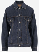 Balenciaga Cotton Denim Jacket - Women - Piano Luigi