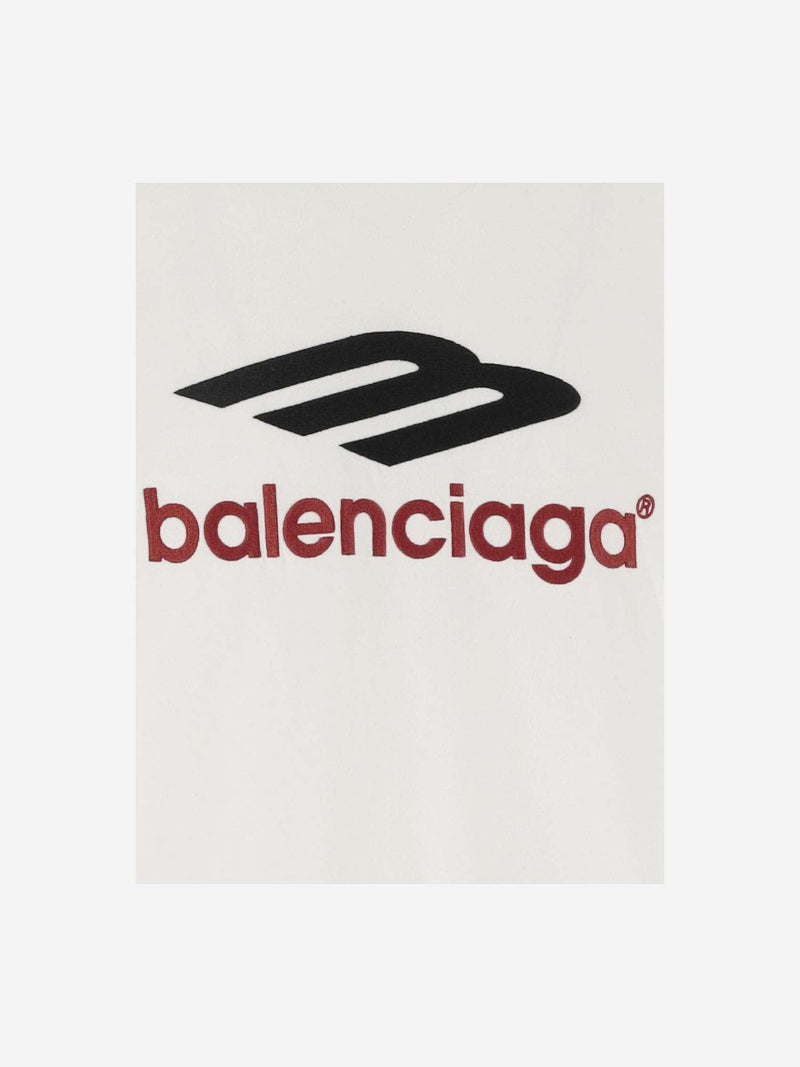 Balenciaga Cotton T-shirt With Logo - Men - Piano Luigi