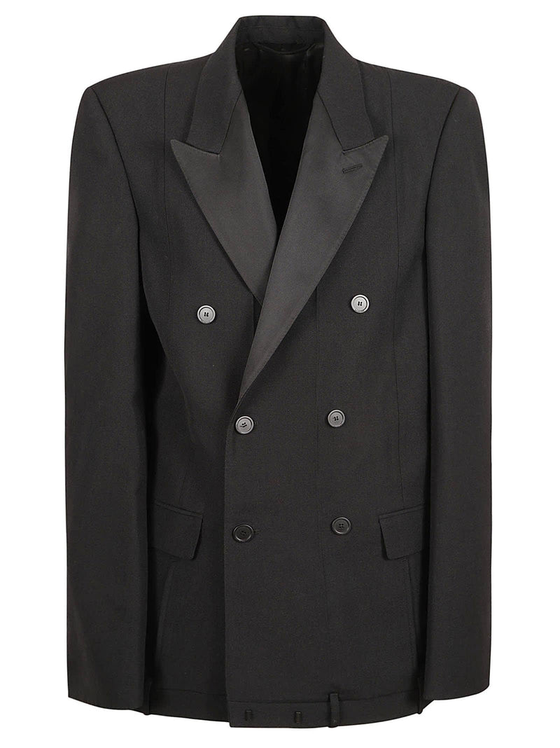 Balenciaga Double-breasted Fitted Blazer - Men - Piano Luigi