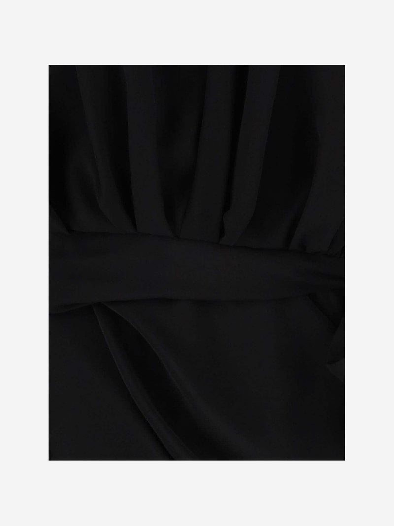 Balenciaga Draped Silk Dress - Women - Piano Luigi