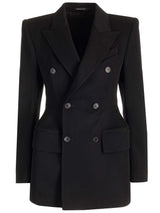 Balenciaga Hourglass Double-breasted Jacket - Women - Piano Luigi