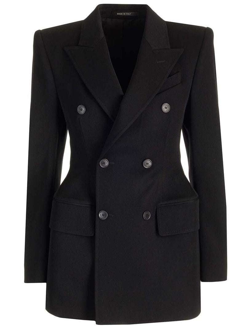 Balenciaga Hourglass Double-breasted Jacket - Women - Piano Luigi