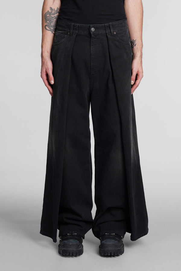 Balenciaga Jeans In Black Cotton - Men - Piano Luigi