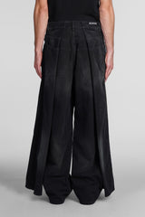 Balenciaga Jeans In Black Cotton - Men - Piano Luigi