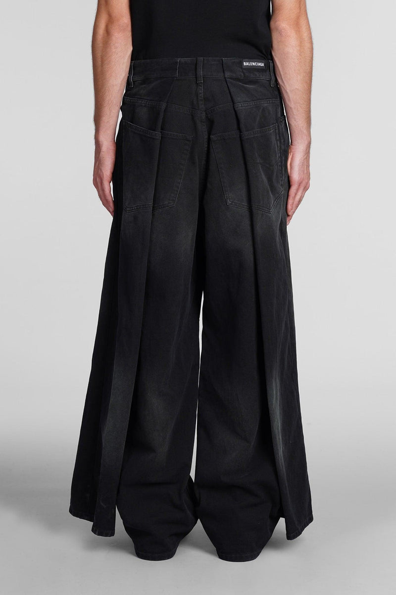 Balenciaga Jeans In Black Cotton - Men - Piano Luigi