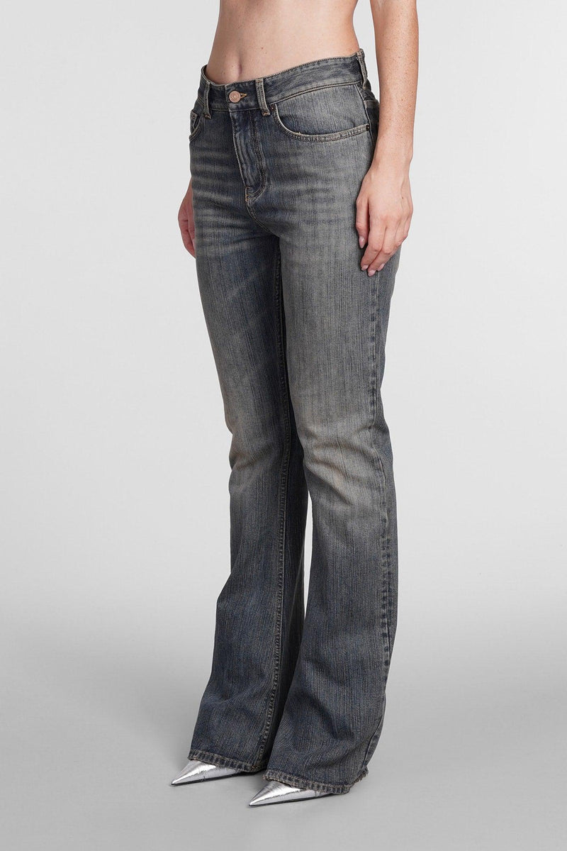 Balenciaga Jeans In Blue Cotton - Women - Piano Luigi